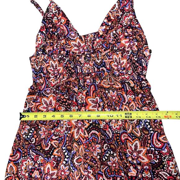 JASON WU Floral Halter Cut Out Back Tiered Maxi Dress Size L - Picture 11 of 12